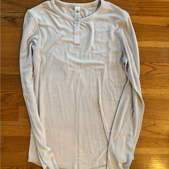 lululemon athletica Cream Long Sleeve Top - Picture 2 of 3